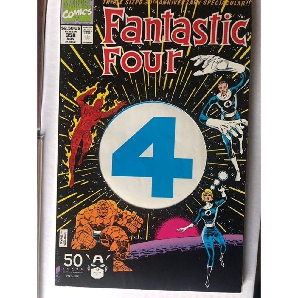 Fantastic Four #358 1991 Marvel Comics Comic Book VF